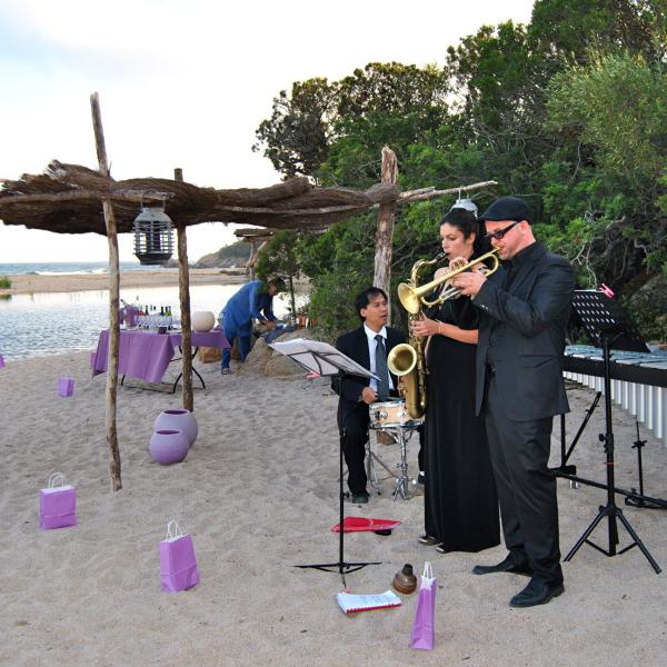 Quartet at night with you www.jazzmariage.fr