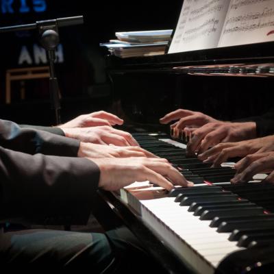 piano à quatre mains www.jazzmariage.fr
